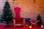 Tron Świętego Mikołaja / dekoracje świąteczne