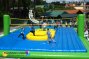 wyskokowa siatkówka z trampolinam - siatkonoga